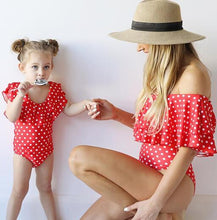 Load image into Gallery viewer, leopard mother daughter bikini