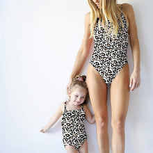 Load image into Gallery viewer, leopard mother daughter bikini